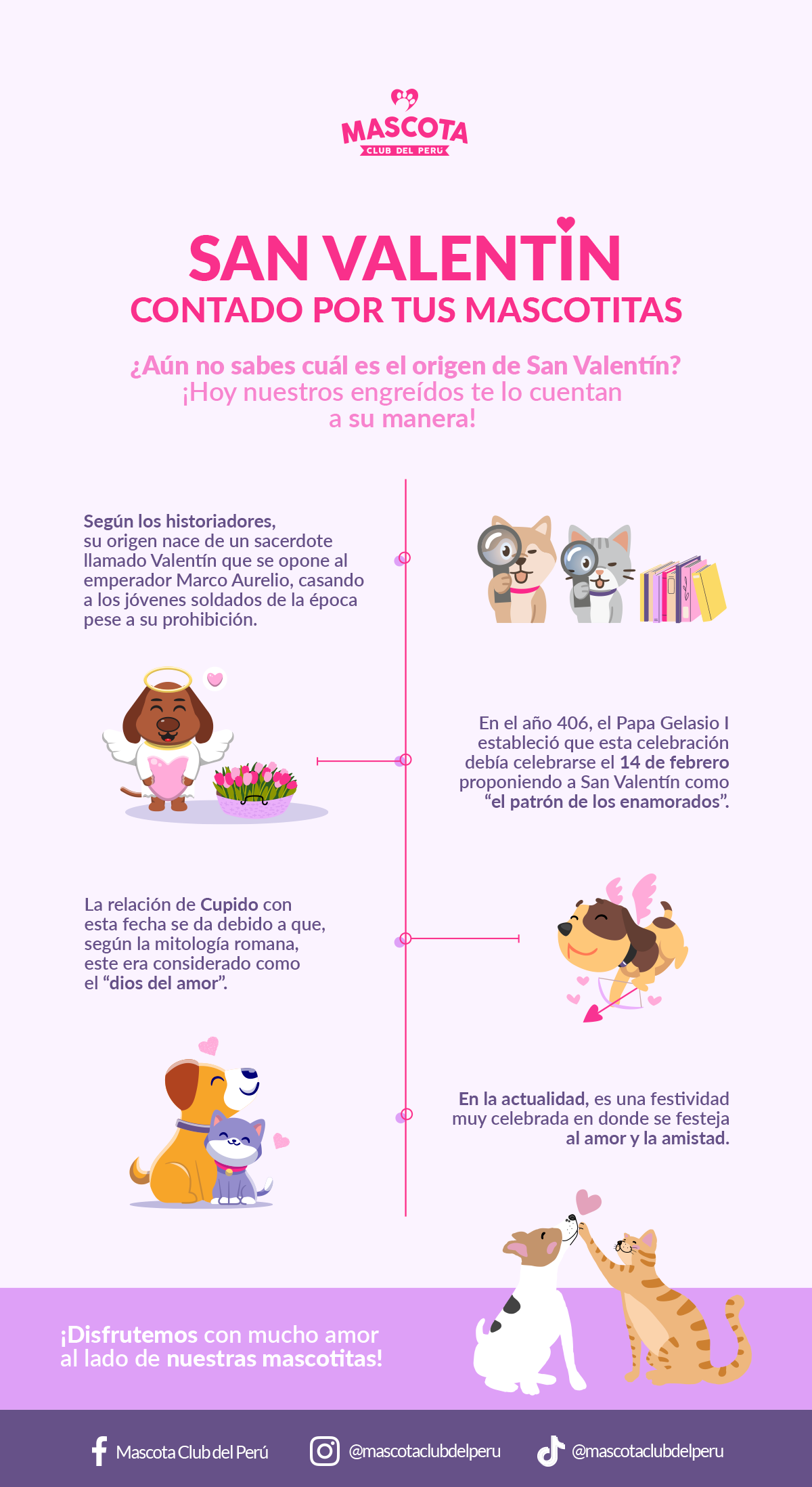San Valentín contado por tus mascotitas. - Mascota Club del Perú